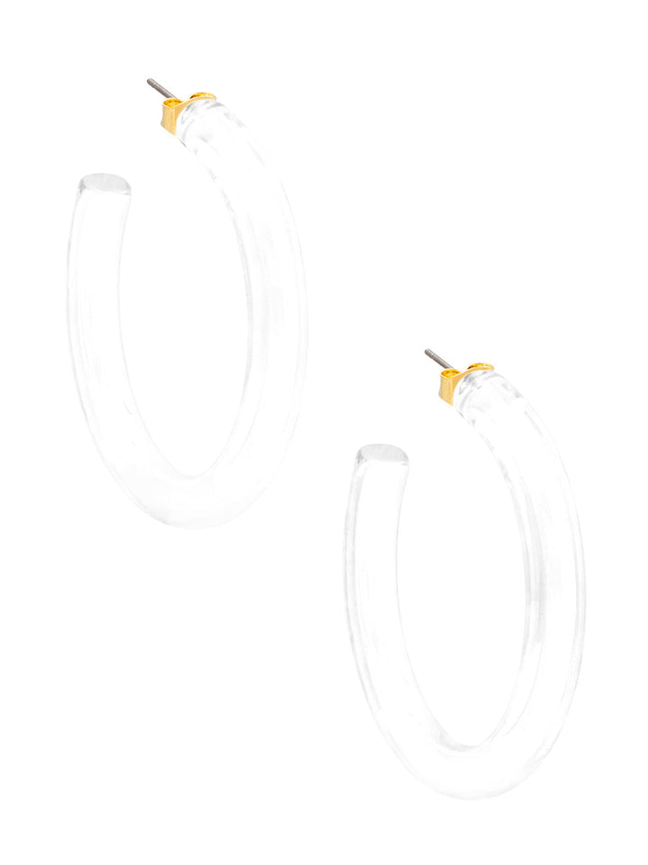 Amber Hoop | Clear