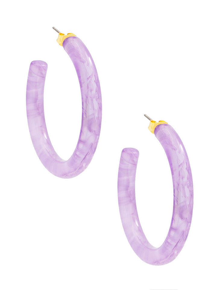 Amber Hoop | Lavender