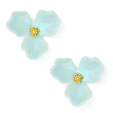 Magnolia Earrings | Blue
