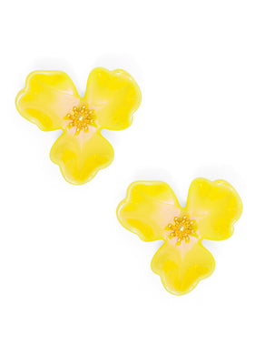 Magnolia Earrings | Yellow