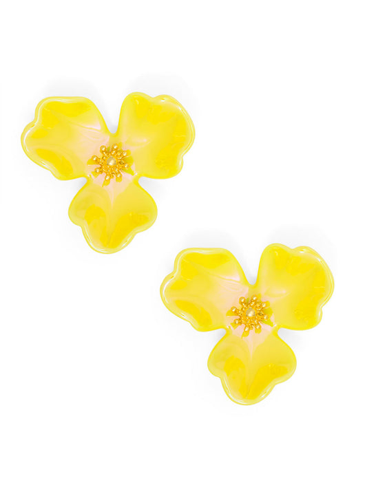 Magnolia Earrings | Yellow
