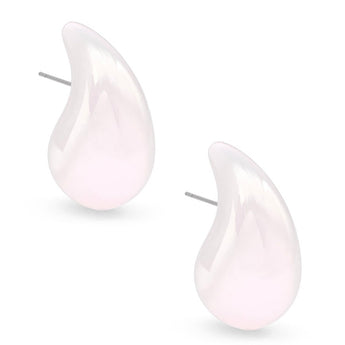 Dolly Drop Earring | White