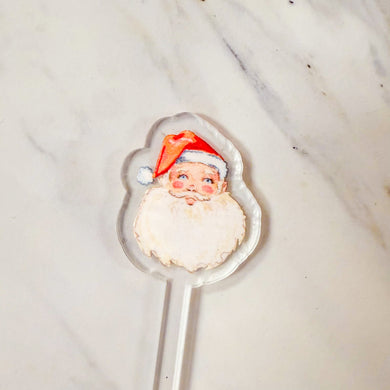 Santa Stir Sticks | Set of 4