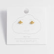 Gold Bee Studs