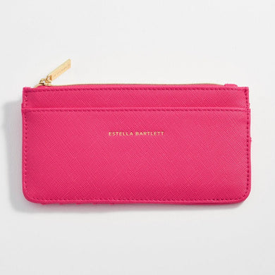 Large Card Purse | Hot Pink