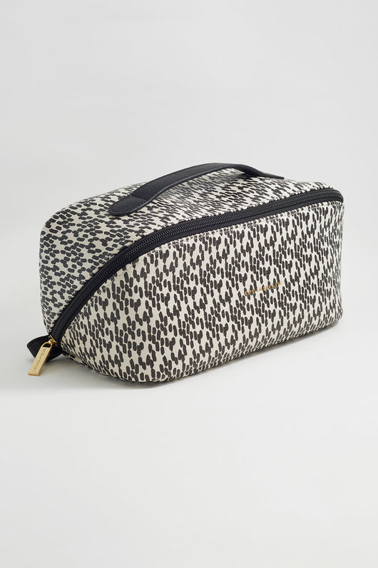 Lay Flat Cosmetic Bag | Spot Print