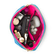 Everyday Makeup Bag • Tropical Blue + Coral Reef