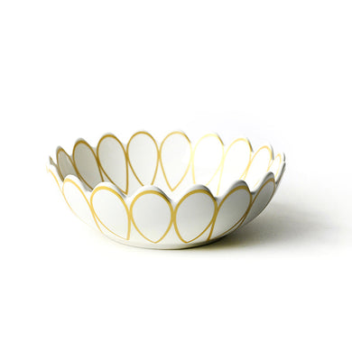 Gold Empire Scallop Bowl