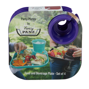 Fancy Plates I Purple