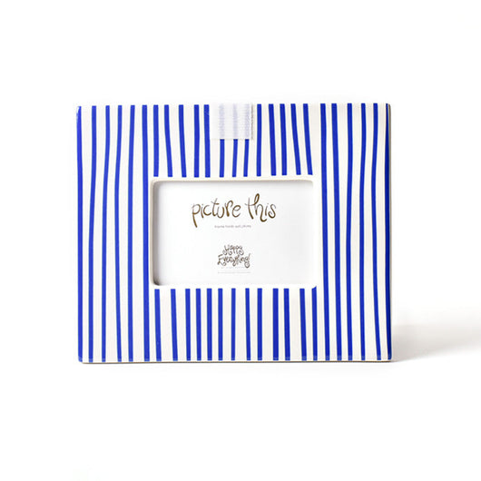 Mini Frame | Indigo Skinny Stripe