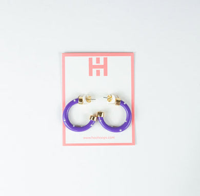 Hoo Hoops Mini | Purple with Pearls