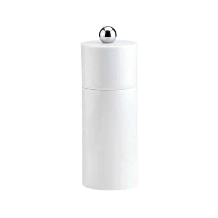 Mini Pillar Salt + Pepper Mill | White