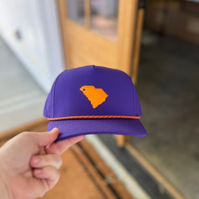 State of SC l Orange Roped Hat