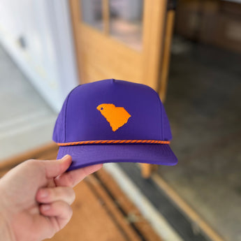 State of SC l Orange Roped Hat