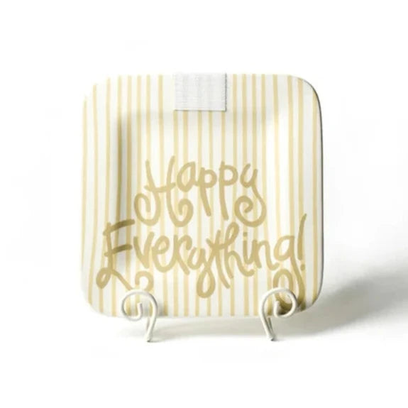 Mini Square Platter | Neutral Stripe