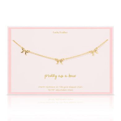 Beautiful Bows 3 Bow Necklace