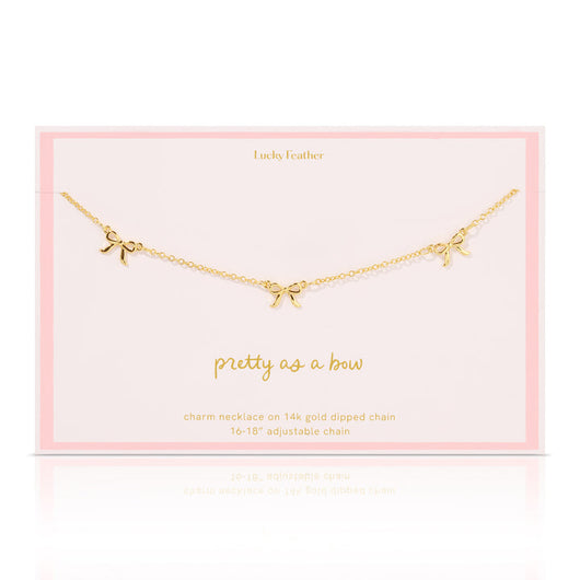 Beautiful Bows 3 Bow Necklace