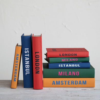 Canvas Book Storage Box | Amsterdam