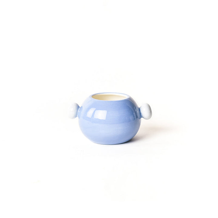 Medium Round Vase | Iris Blue