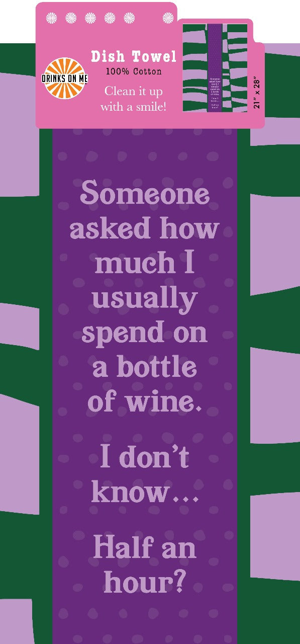 Drinks on Me Towel | Half Hour