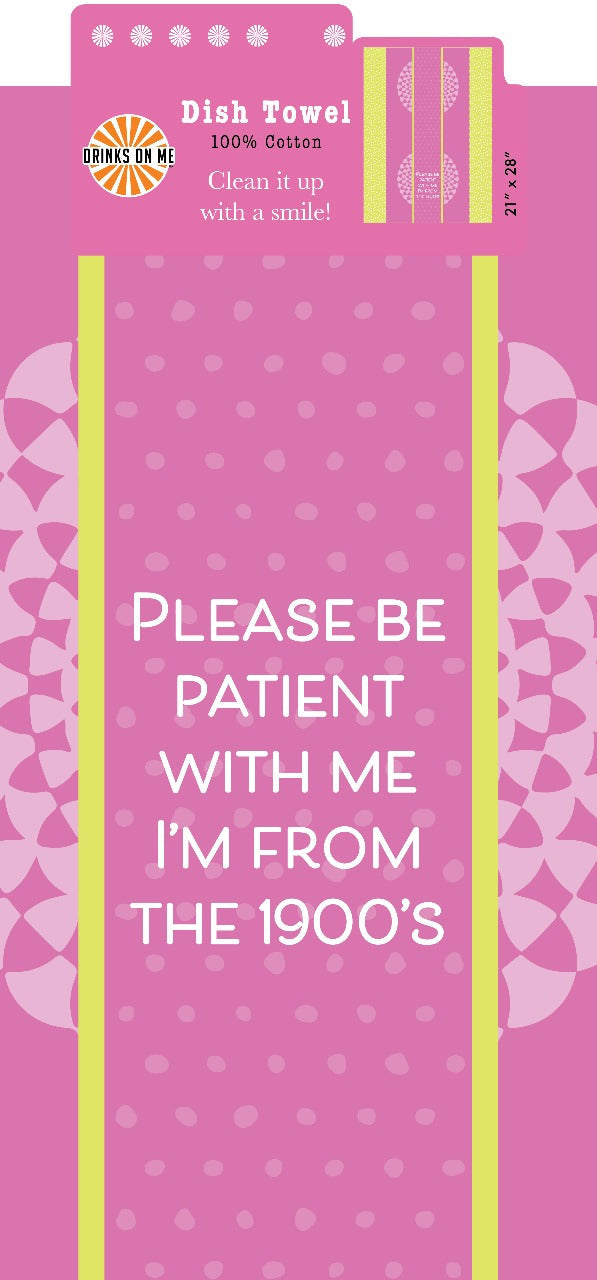 Drinks on Me Towel | 1900's