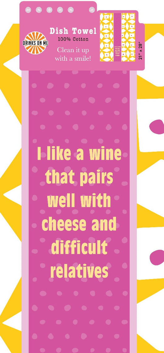 Drinks on Me Towel | Difficult Relatives