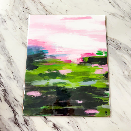 Pink Marsh | 11 x 14