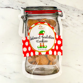 Christmas Cookies | Oatmeal Scotchies