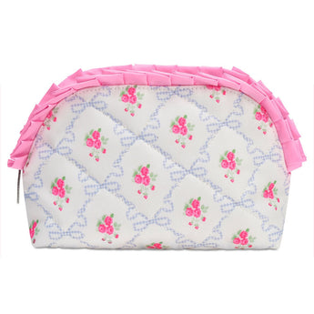 Ditsy Floral Oval Cosmetic Bag