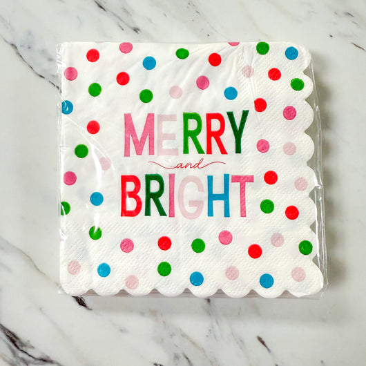 Merry & Bright Cocktail Napkins