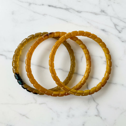 Rope Twist Bangle Set
