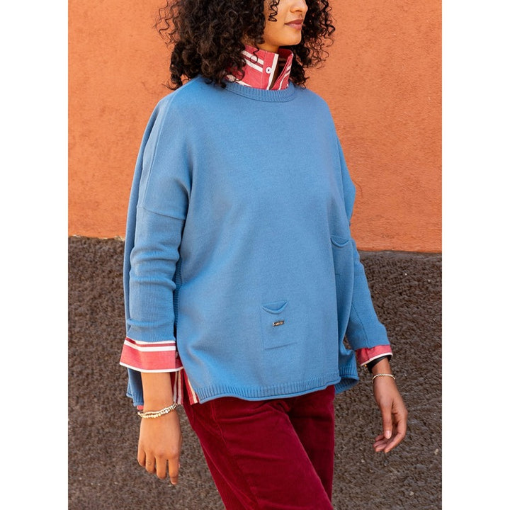 Catalina Crewneck Sweater l Blue Dusk