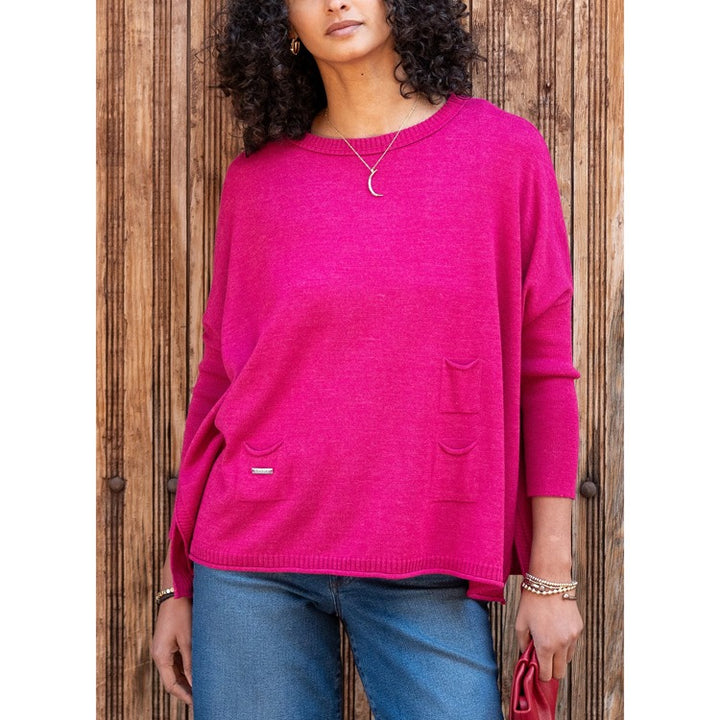 Catalina Crewneck Sweater l Dragon Fruit