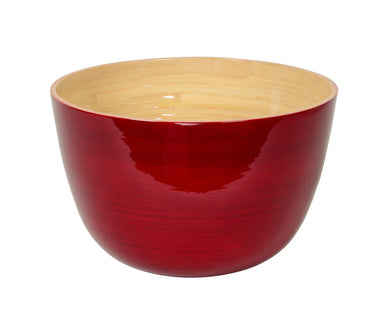 Bamboo Mixing Bowl | Red