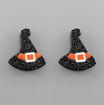Witch Hat Earrings