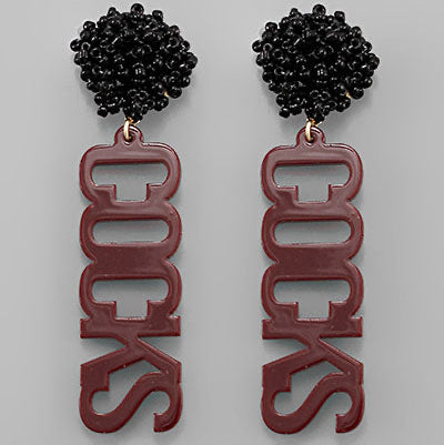 Gamecock Earrings