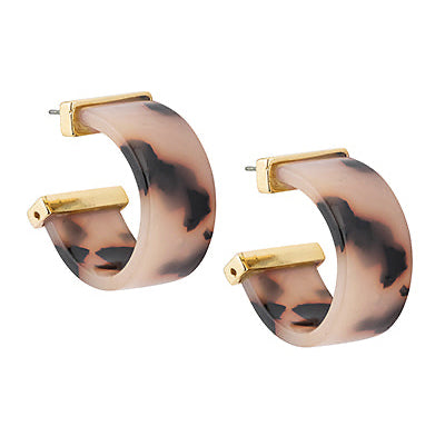 Newport Hoops | Blonde Tortoise