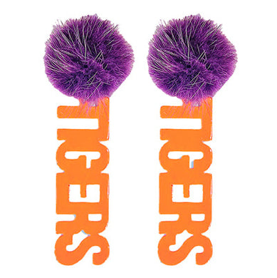 Pom Pom Earrings