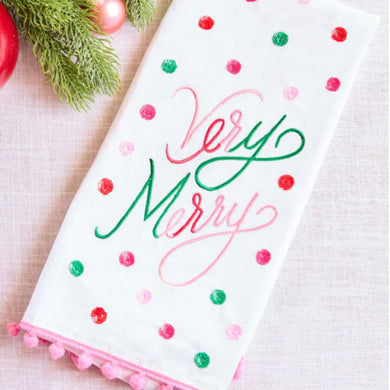 Very Merry Tea Towel