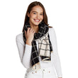 Black and White Scarf