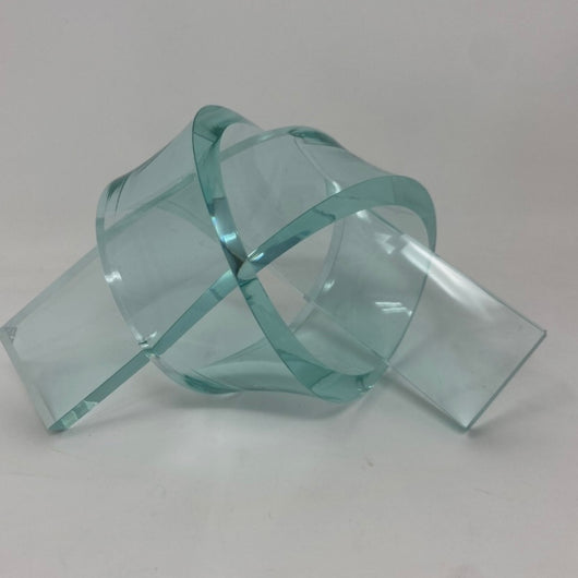 Acrylic Love Knot | Glass Green