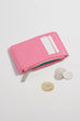 Card Purse | Pink Saffiano