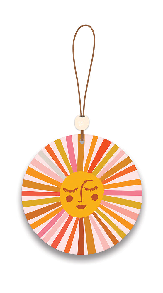 Car Air Freshener | Retro Sunshine