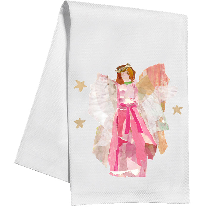 Lauren Dunn Kitchen Towel | Pink Angel