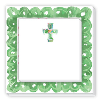 Lauren Dunn Notepad Duo | Green Cross