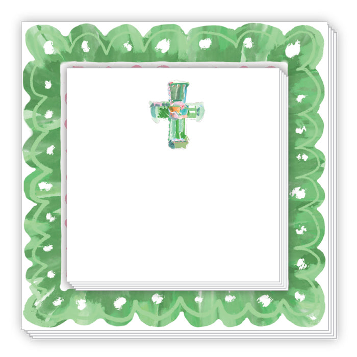 Lauren Dunn Notepad Duo | Green Cross