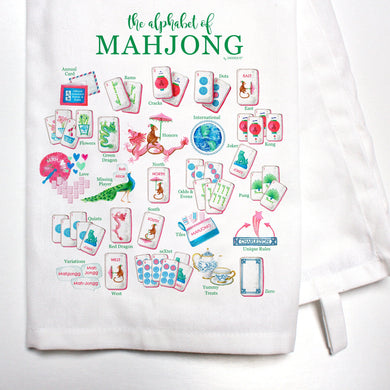 Alphabet Tea Towel | Mahjong