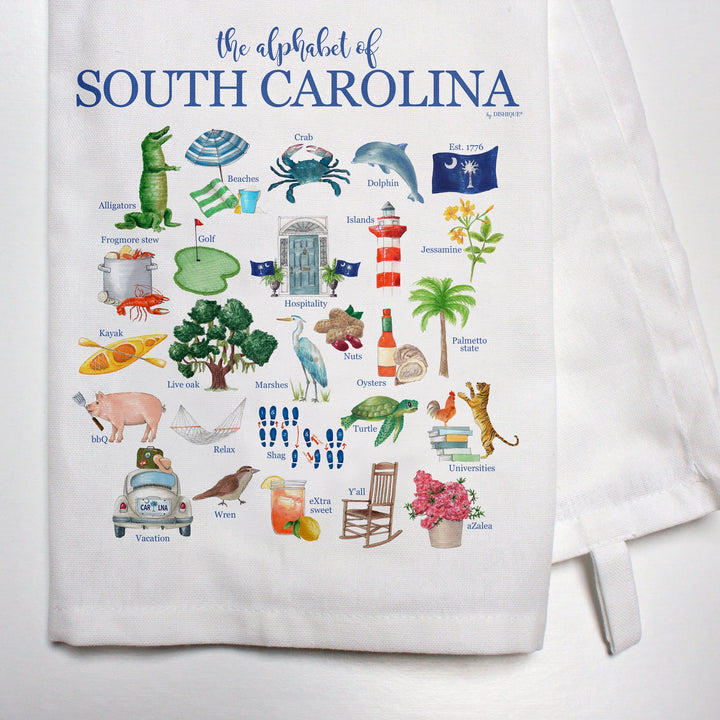 Alphabet Tea Towel | South Carolina