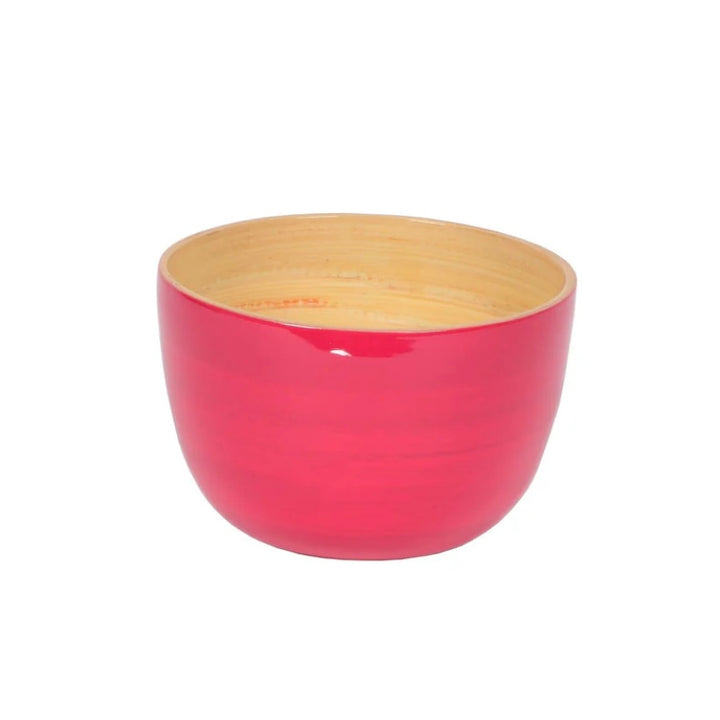 Bamboo Soup Bowl | Fuchsia