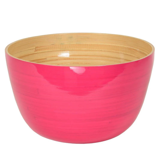 Bamboo Mixing Bowl | Fuchsia